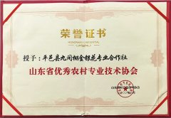 2020年6月，授予平邑縣九間棚金銀花專(zhuān)業(yè)合作社山東省優(yōu)秀農(nóng)村專(zhuān)業(yè)技術(shù)協(xié)會(huì)